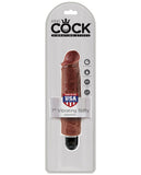 King Cock  7" Vibrating Stiffy - Flesh