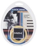 M2m Nitrile Cock Ring - Pack Of 3 Dark Blue