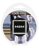 M2m 1.25" Nitrile Cock Ring - Nude