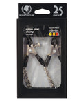 Spartacus Adjustable Micro Plier Nipple Clamps W-link Chain