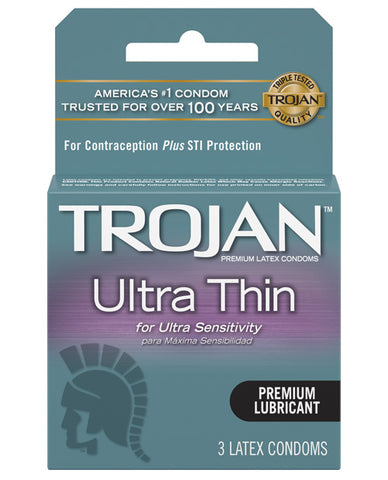Trojan Ultra Thin Condoms - Box Of 12