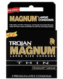Trojan Magnum Thin Condoms - Box Of 3