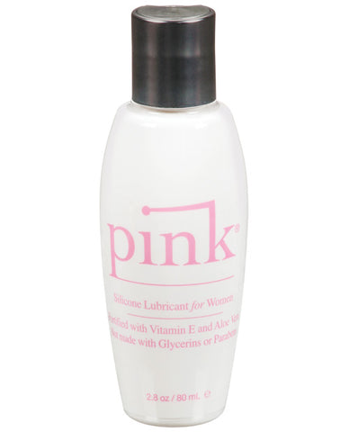 Pink Silicone Lube - 2.8 Oz Flip Top Bottle