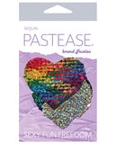 Pastease Color Changing Flip Sequins Heart - Pearl/white O/s