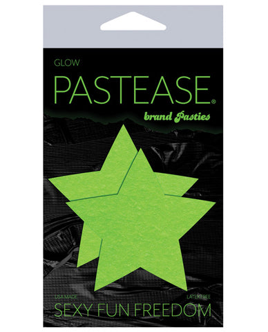 Pastease Star - Glow In The Dark Green O-s