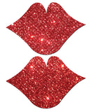 Pastease Glitter Lips - Red O-s