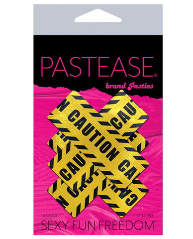 Pastease Caution Cross - Black-yellow O-s