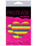 Pastease Glitter Heart W/bow -green O/s