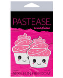 Pastease Cupcake Glittery Frosting Nipple Pastie - White O-s