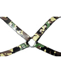 The Red Leather X Harness - Camo