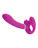 Pretty Love Valerie Strapless Strap On - Fuchsia