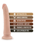 Blush Silicone Willy's 8.5" Dildo W/balls & Suction Cup - Vanilla