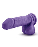 Blush Au Natural Bold Hero 8" Dildo - Purple