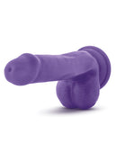 Blush Au Natural Bold Massive 6" Dildo - Purple