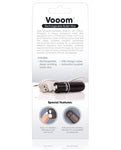 Screaming O Charged Vooom Rechargeable Bullet Vibe - Black