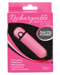 Simple & True Rechargeable Vibrating Bullet - Pink