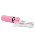 Simple & True Rechargeable Vibrating Bullet - Pink