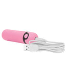 Simple & True Rechargeable Vibrating Bullet - Pink