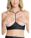 Cupless Underbust Bra W/adjustable T-back (can Be Worn Two Ways) Black