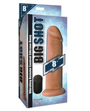 Curve Novelties Big Shot Liquid Silicone 8" Dong - Light