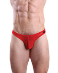 Cocksox Mesh Enhancing Pouch Thong Fiery Red