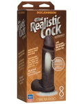 Realistic 6" Ultraskyn Cock W/balls - White