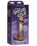 Realistic 6" Ultraskyn Cock W/balls - White