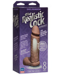 Realistic 6" Ultraskyn Cock W/balls - White