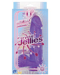 Crystal Jellies 8" Ballsy Cock - Purple