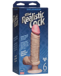 Vibrating 6" Realistic Cock - Flesh