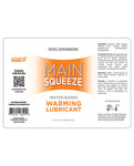 Main Squeeze Warming Water-based Lubricant - 3.4 Oz