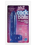 Jelly Cock W/suction Cup - Ruby