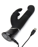 Fifty Shades Of Grey Greedy Girl Rechargeable Thrusting G Spot Rabbit Vibrator - Black