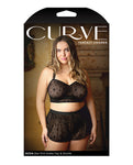 Curve Nova Star Halter Top & Shorts Black