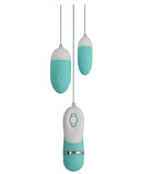 Gigaluv Dual Vibra Bullets - 10 Functions Tiffany Blue