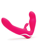 Happy Rabbit Strapless Strap On Rabbit Vibe - Pink