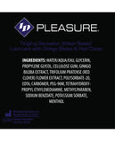Id Pleasure Waterbased Tingling Lubricant - 12ml Tube