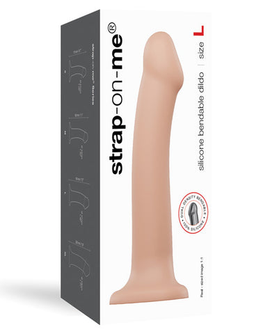 Strap On Me Silicone Bendable Dildo Large - Flesh