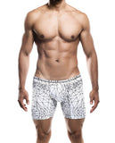 Male Basics Spider Hipster Boxer Brief White/black