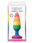 Colours Pride Edition Pleasure Plug Medium - Rainbow