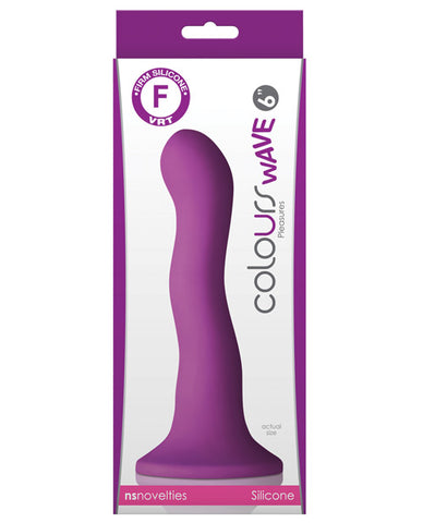 Colours Wave 6" Dildo - Purple