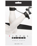 Sinful Ankle Cuffs - Black