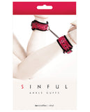 Sinful Ankle Cuffs - Black