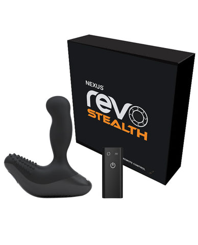 Nexus Revo Stealth Remote Control Rotating Prostate Massager - Black