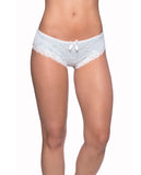 Cage Back Lace Panty White/blue 3x/4x