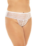 Helena Stretch Lace Open Back Crotchless Panty