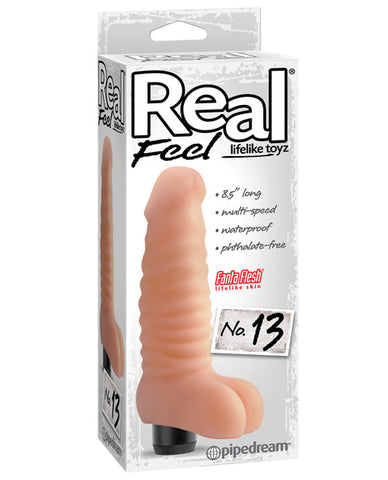 Real Feel No. 13 Long 8.5" Vibe Waterproof