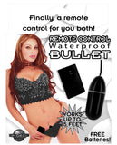 Remote Control Bullet Waterproof - Black