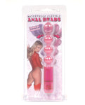 Flexible Anal Bead Vibe Waterproof - Pink