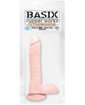 Basix Rubber Works 9" Dong W-suction Cup - Flesh